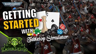 How to Play Warhammer 40k ONLINE  Installing 40k on Tabletop Simulator 40k amp Creating Armies [upl. by Anirdua]