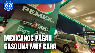 Gasolina en México es cinco veces más cara que en Estados Unidos [upl. by Frieder]