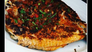 Baked Hamour fish recipe [upl. by Adnohsirk]