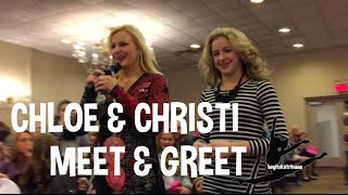 Dance Moms Meet amp Greet Chloe amp Christi NYC 11262014 [upl. by Tahpos43]