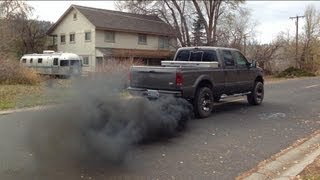 73 Powerstroke Rolling Coal [upl. by Eirrek]