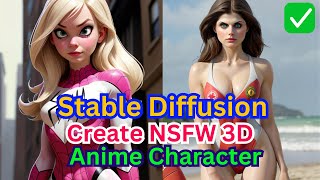 Stable Diffusion Generate NSFW 3D Character Using ComfyUI  DynaVision XL AI Tutorial [upl. by Einahteb394]