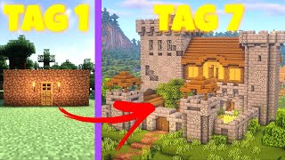 In 7 Tagen besser Minecraft bauen lernen Selbstexperiment [upl. by Yci]