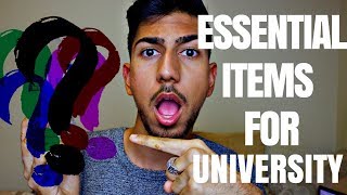 5 ITEMS THAT ALL STUDENTS FORGET TO BRING FOR UNIVERSITY  COLLEGE [upl. by Idieh]