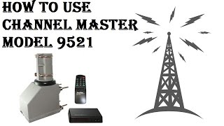 How To Use Channel Master  TV Antenna Rotator  Model 9521 [upl. by Tierell]