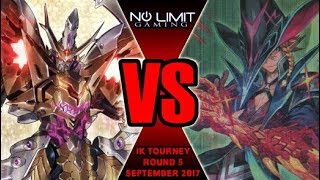 Demiurge Vs Luard  Cardfight Vanguard NLG 1K Round 5 September 2017 [upl. by Vanthe]