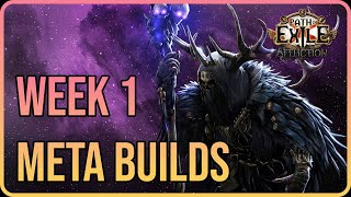 The BEST Builds of Week 1 in Path of Exile Affliction League [upl. by Neehsas]