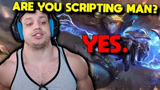 Tyler1 vs SCRIPTING Ezreal  T1 LoL Gameplay [upl. by Uba267]