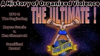 UFC 1 1993  Royce Gracie v Ken Shamrock [upl. by Stockton]