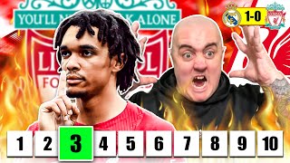 TRENT IS BEYOND REDEMPTION Real Madrid 10 Liverpool Player Ratings [upl. by Morry]