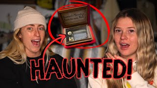 Investigating a HAUNTED Antique Music Box  Haunted Garage [upl. by Lebyram]