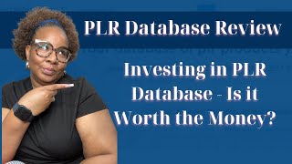 PLR REVIEW Is PLR database Worth it 2023 [upl. by Snowber]