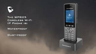 Grandstream WP825 Cordless WiFi IP Phone  Cohesive Technologies [upl. by Ernie338]