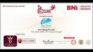 121 CONCLAVE 2024 BNI GREATER ODISHA  Streaming Partners ODINET ODICAM [upl. by Gentry]