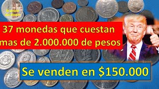 37 Monedas que cuestan mas de 2 millones de pesos en el catalogo yo las vendo en 150000 pesos [upl. by Niac]