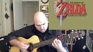 Legend of Zelda  LoruleDark World Theme Solo Guitar [upl. by Ulrikaumeko344]