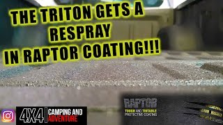 How To Spray A Bed Liner With Raptor [upl. by Sherborne818]