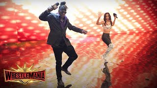 RTruth and Carmella invite the WWE Universe to take a dance break WrestleMania 35 WWE Network [upl. by Ordnaxela137]