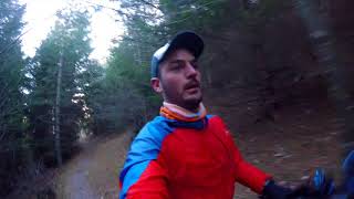 Mont Aigoual  chemin des 4000 marches en hiver  trail running [upl. by Dnumsed]