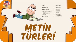 Metin Türleri  Basit Konu Anlatımı 📙 8Sınıf Türkçe 2023LGS [upl. by Gomer]