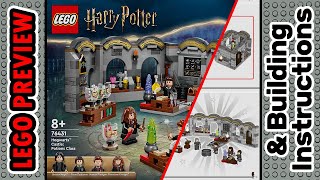 PREVIEW 76431 LEGO Harry Potter Hogwarts Castle Potions Class​ amp Building Instructions LEGO 2024 [upl. by Thorpe872]