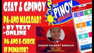 Tutorial on How to Load GSAT GPINOY CIGNAL SATLITE using LOADMANNA App and Thru Text and ONline [upl. by Aneekahs]