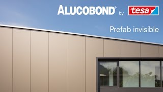 ALUCOBOND® Prefab invisible  Geklebte Befestigungssystem für Fassadenelemente [upl. by Rodgers]