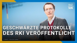 RKIProtokolle Lauterbach begründet Schwärzungen  Forderungen nach Aufarbeitung [upl. by Laural]