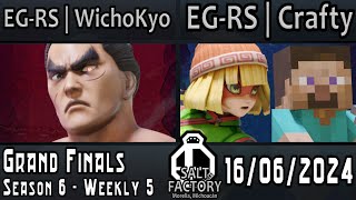 Salt Factory T6  W5  Grand Finals  WichoKyo Kazuya vs Crafty MinMinSteve [upl. by Reina]