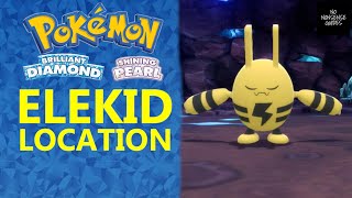 Elekid Location in Pokemon Brilliant Diamond amp Shining Pearl [upl. by Atinad485]