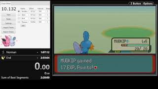 Mudkip extended manip tutorial for Emerald glitchless [upl. by Sudnor13]