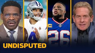 Saquon Barkley Eagles the biggest threat to Cowboys reign in the NFC East  NFL  UNDISPUTED [upl. by Haroppiz]