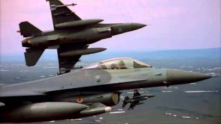 F15 vs F16 dogfight [upl. by Lonnard]