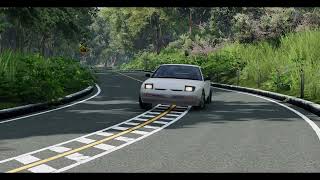 Hakone Turnpike With the 200BX in BeamNG [upl. by Yug]