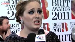 Adele Shocked At BRIT Awards Interview [upl. by Natek]