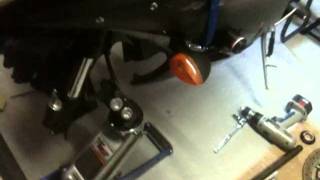 how to lift your rear end in your sport motorcycle without stands yamaha R6 spool required [upl. by Siurtemed491]