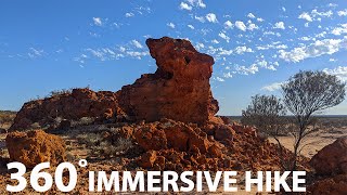 Lake Mason Conservation Park  Mid West Region Western Australia 360 hiking video [upl. by Tolmann]