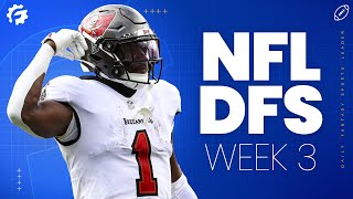 LIVE NFL DFS Picks amp Strategy for DraftKings amp FanDuel Week 3 [upl. by Ettennig]