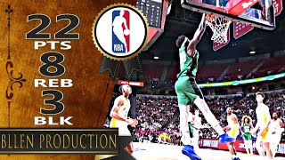 Neemias Queta  22 Pts Highlights｜NBA Summer League｜Boston Celtics vs Los Angeles Lakers｜20240715 [upl. by Ailegnave]