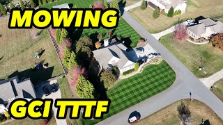 Mowing GCI Turf Type Tall Fescue [upl. by Sivie61]