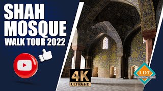 Shah Mosque or Imam Mosque ESFAHAN IRAN Walk Tour 4K60fps [upl. by Novy]