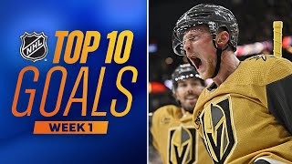 Whos No 1  Top 10 Goals from Week 1  202324 NHL Season [upl. by Lrac951]