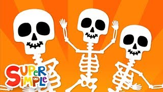 The Skeleton Dance  Halloween Song for Kids  Super Simple Songs [upl. by Willow]