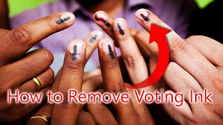 How to Remove Voting Ink Mark [upl. by Rayner]