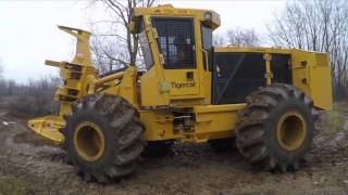 Tigercat Gseries wheel feller bunchers walkaround [upl. by Clerissa]