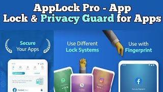 AppLock Pro  AppLock amp Privacy Guard for Apps 2021  AppLock Fingerprint Pro 2021 [upl. by Vanni]