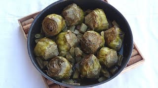 CARCIOFI ALLA ROMANA AL FORNO Buonissimi  RICETTE DI GABRI [upl. by Alma624]