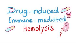 DrugInduced ImmuneMediated Hemolytic Anemia  Normocytic Anemia  Hematology Series [upl. by Nyliret]