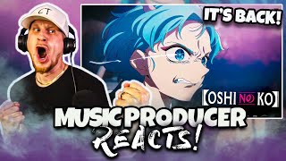 Music Producer REACTS to OSHI NO KO 💫 OP 2 SEASON 2  GEMN FATALE [upl. by Barnaba]