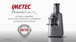 Estrattore di succo professionale Imetec SuccoVivo PRO 1000 [upl. by Herson195]